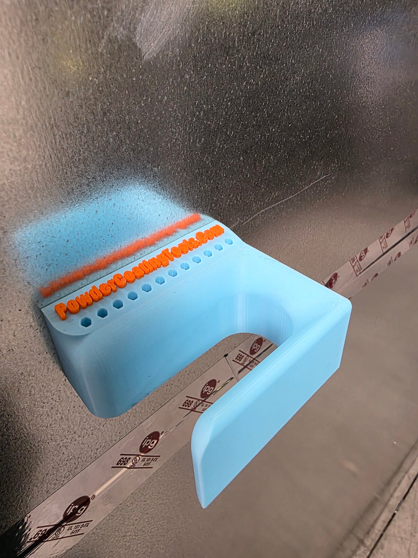 Magnetic heat gun holder