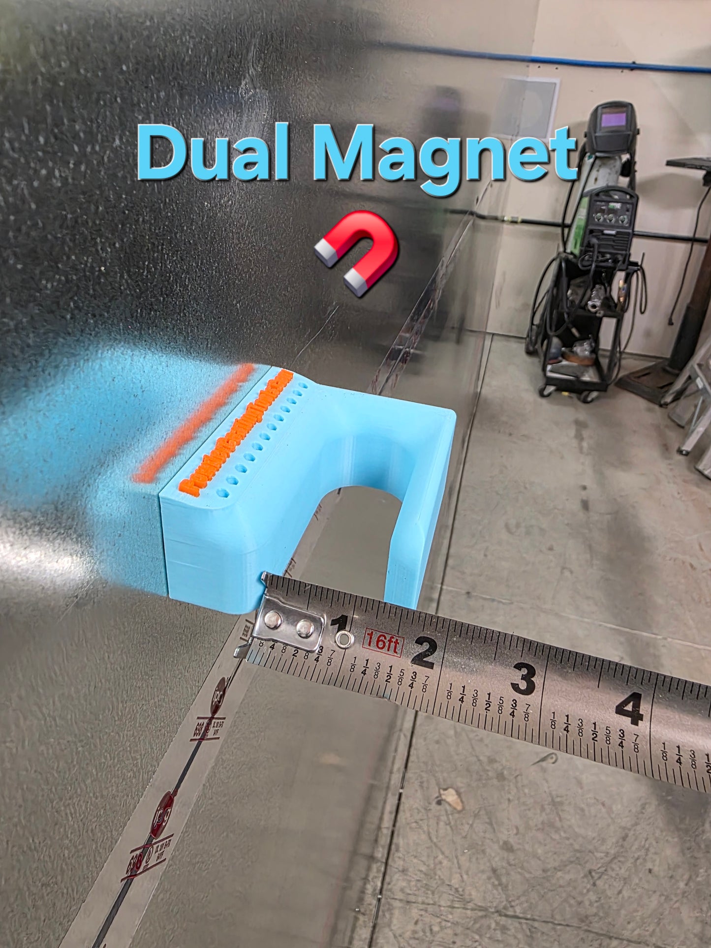 Magnetic heat gun holder