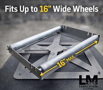 🔥 Sandblast Wheel Roller – 360° Rotating Wheel Spinner