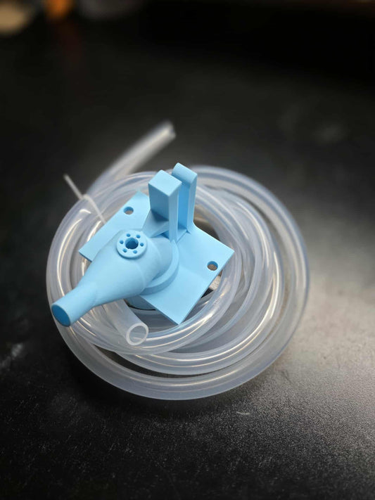 Booth Vacuum hose Passthrough