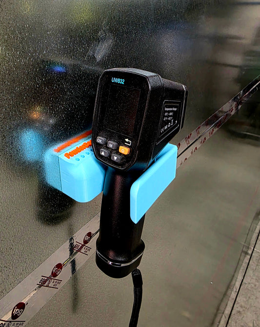 Magnetic heat gun holder