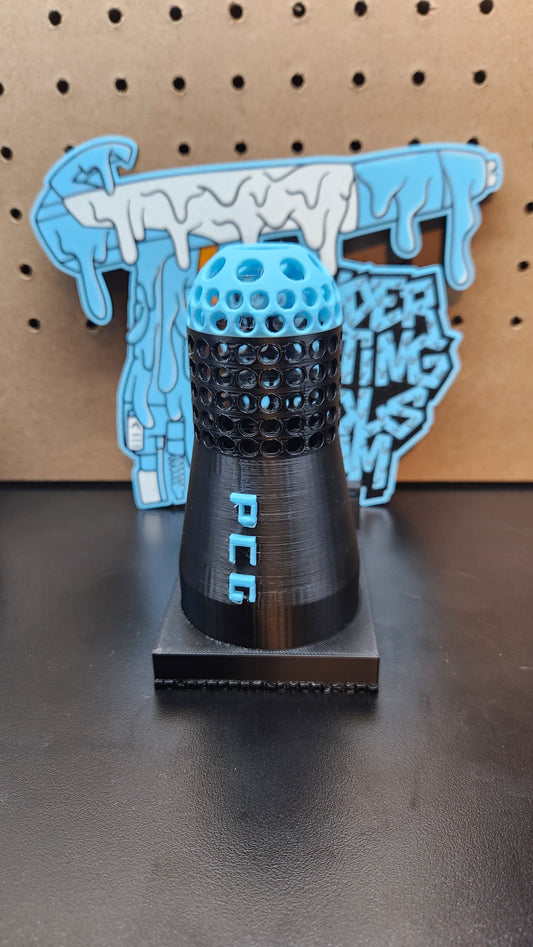 Hub shelf with large vacuum tool