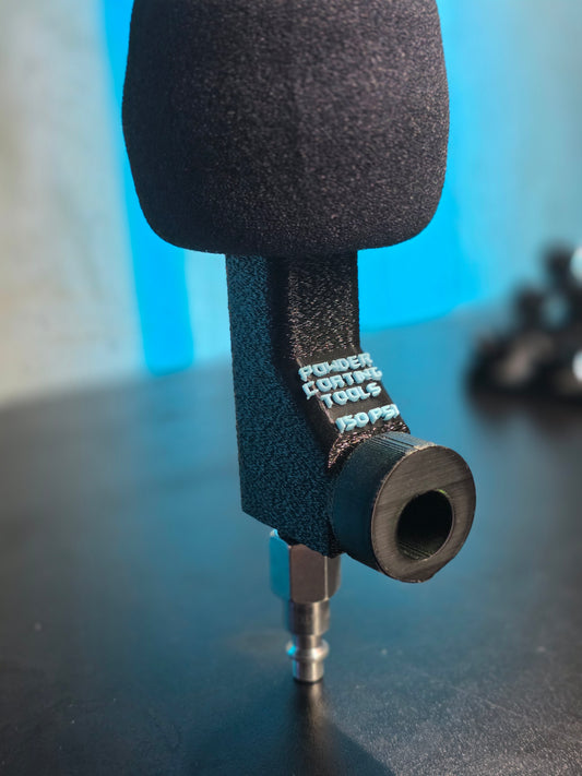 Pneumatic double filter vacuum